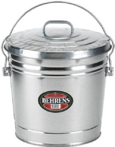 6 gal Galvanized Steel Locking Lid Can X69497
