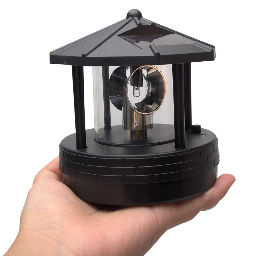 Solar Lighthouse Rotating Outdoor Waterproof LED Light R447