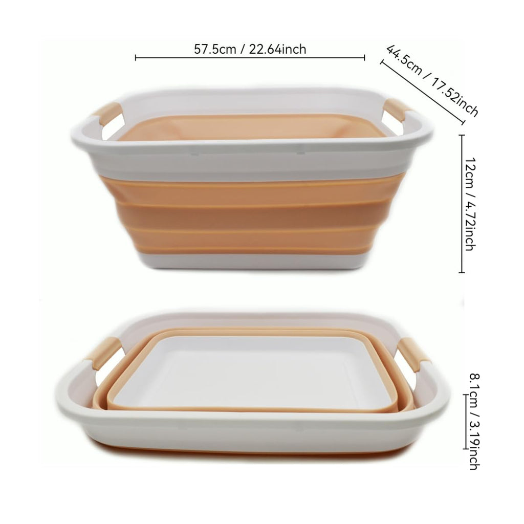 Collapsible Plastic Laundry Basket E284