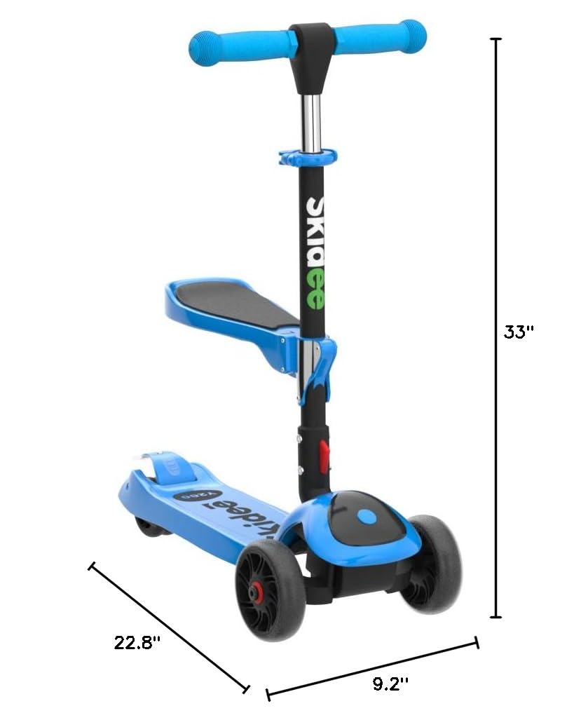 Foldable 3 Wheel Kick Scooter with Removable Seat V106612