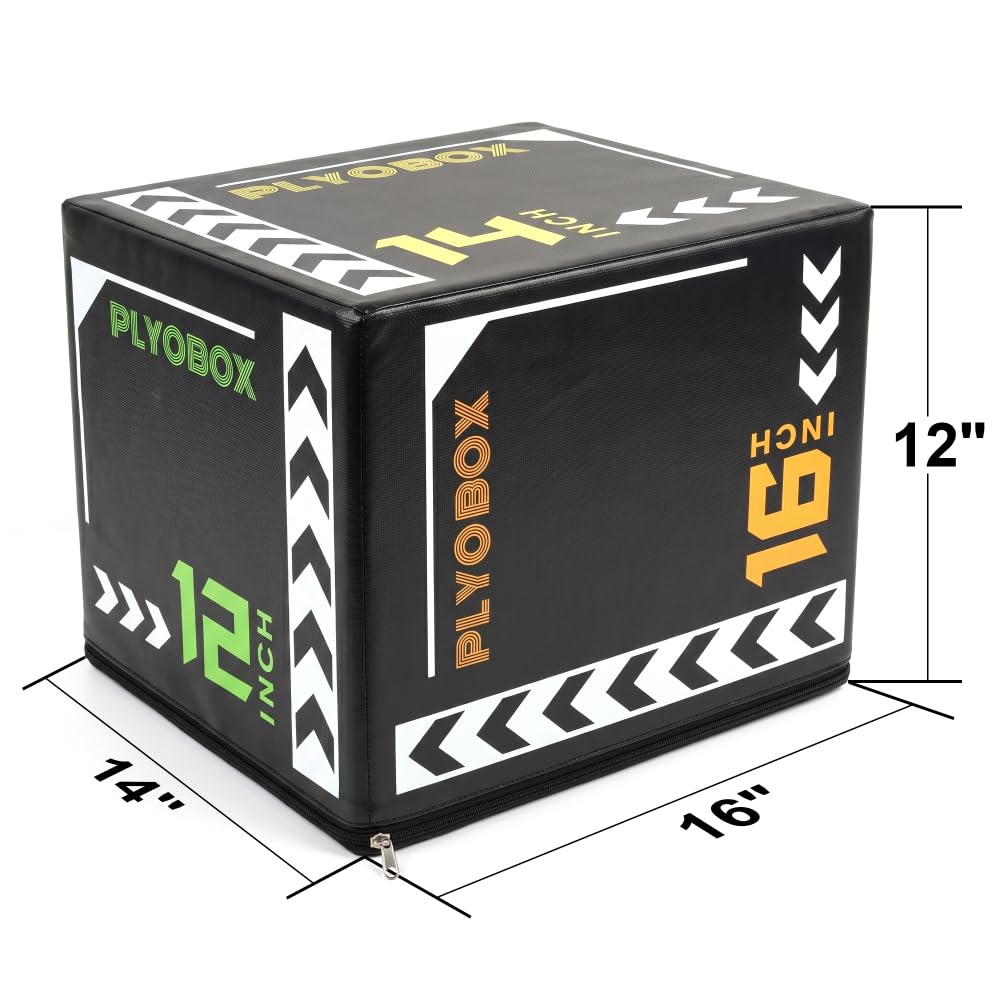 12/14/16 Inch 3-in-1 Plyometric Jump Box W687