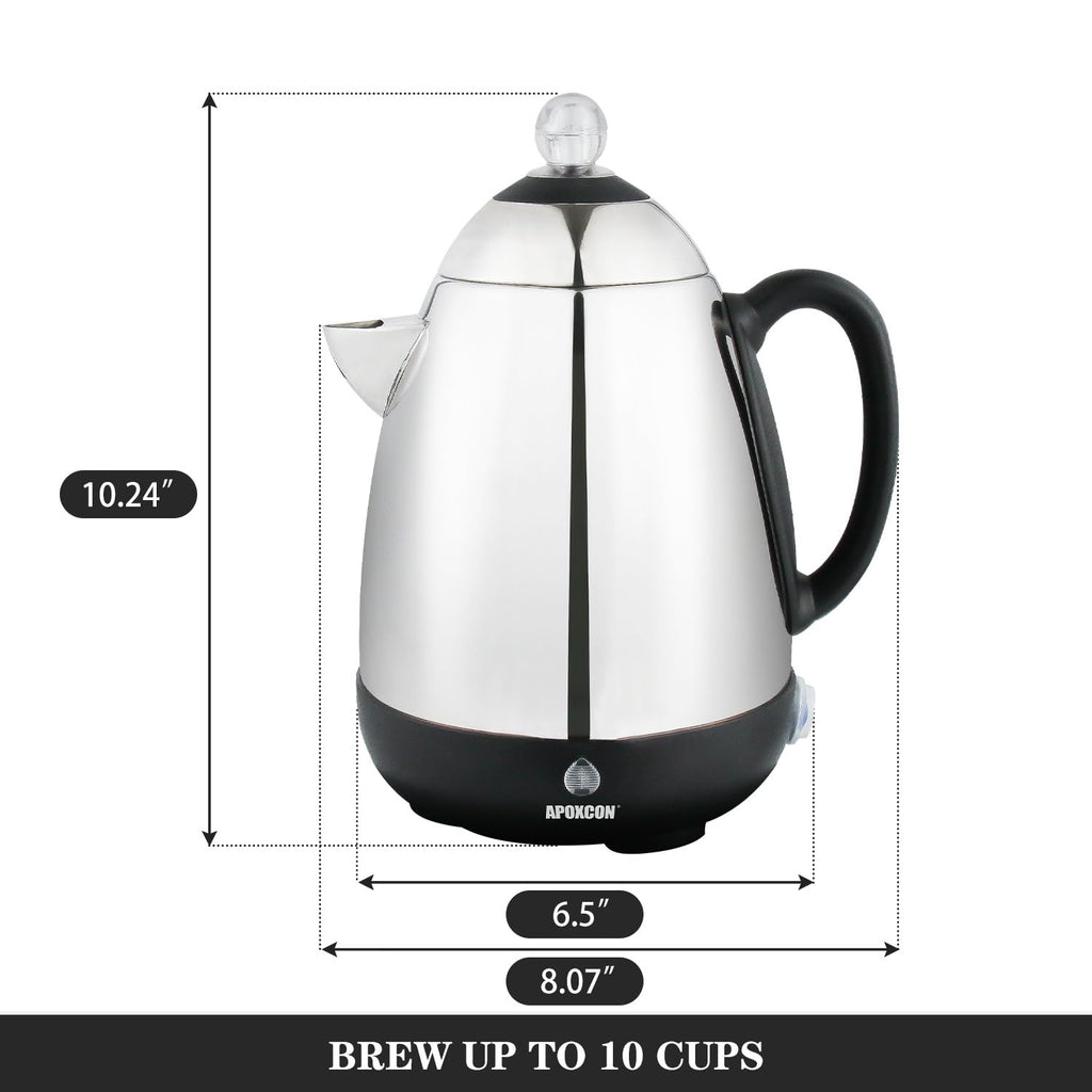 Electric Stainless Steel Coffee Percolator 10 Cup R514027