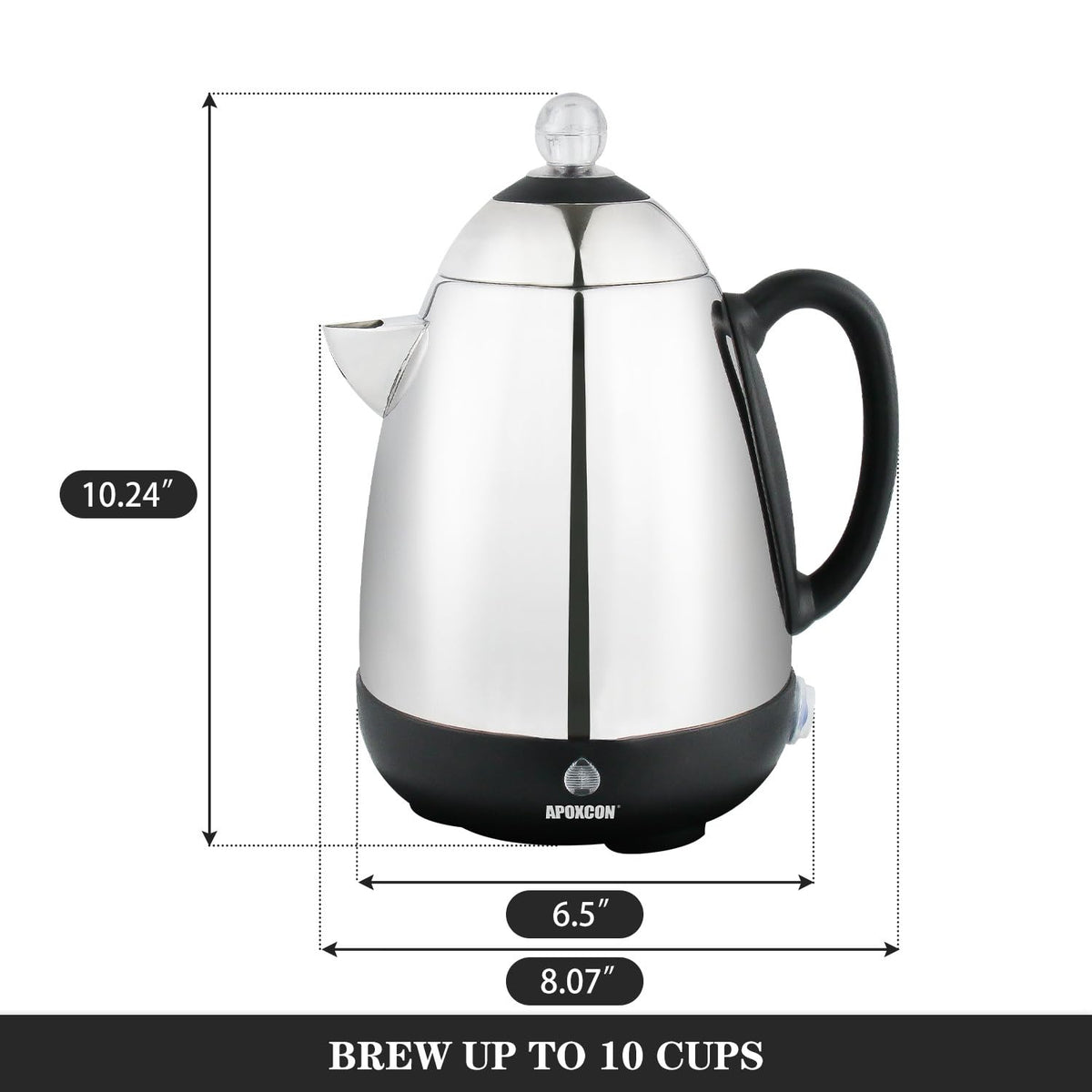 Electric Stainless Steel Coffee Percolator 10 Cup R514027