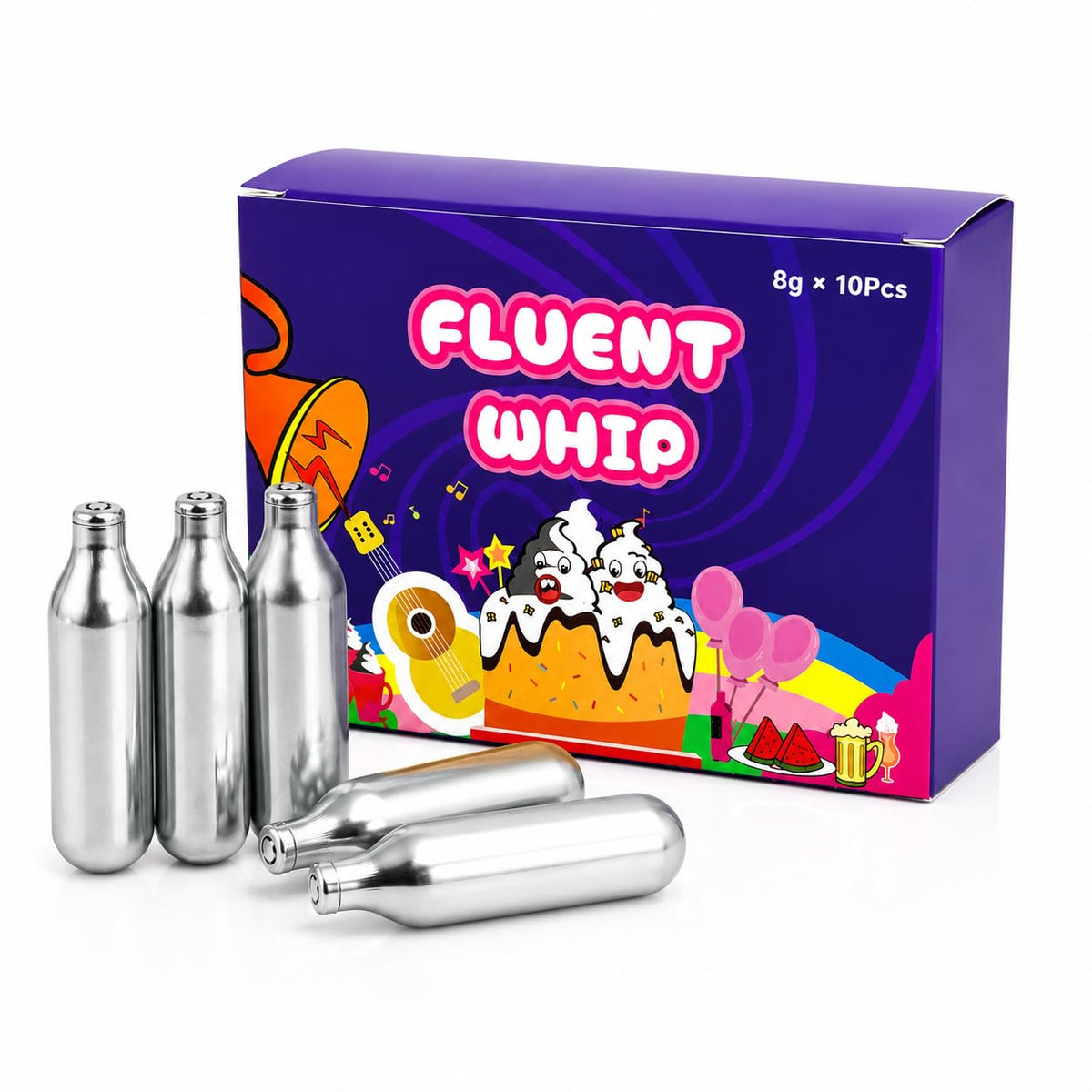 10-Pack 8g Whipped Cream Charger H7885