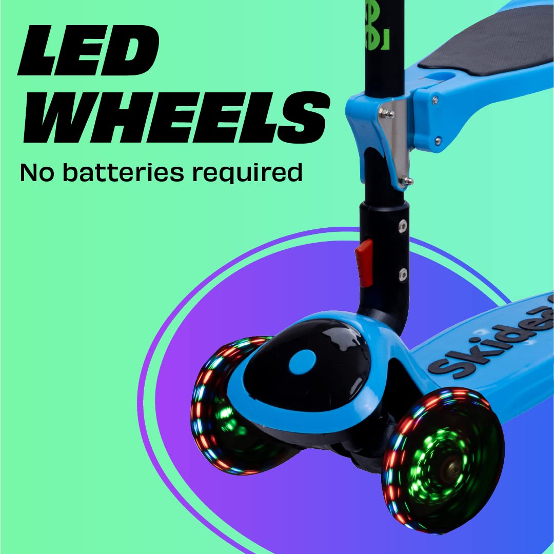Foldable 3 Wheel Kick Scooter with Removable Seat V106612
