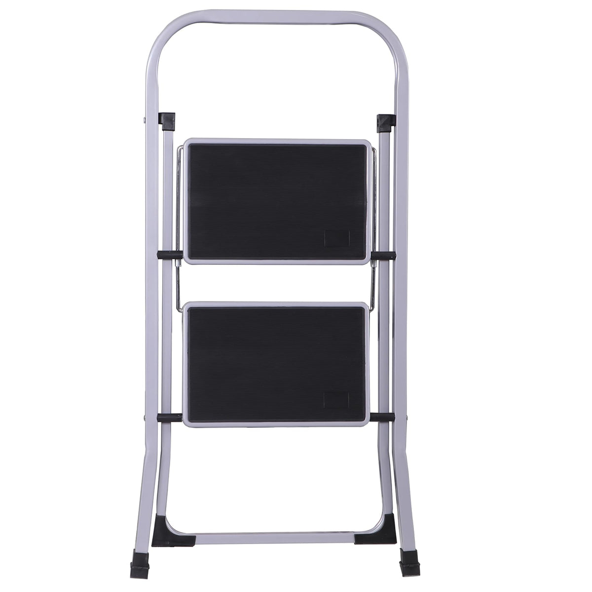 2 Step Folding Steel Step Stool with Handgrip S7936