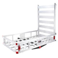 Hitch Cargo Carrier with Folding Ramp C6417