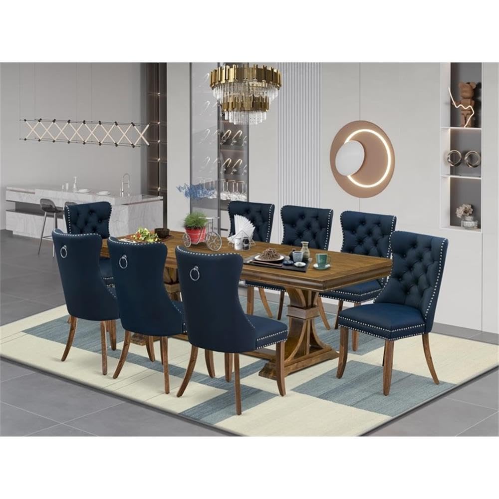 9-Piece Acacia Wood Dining Set E5198