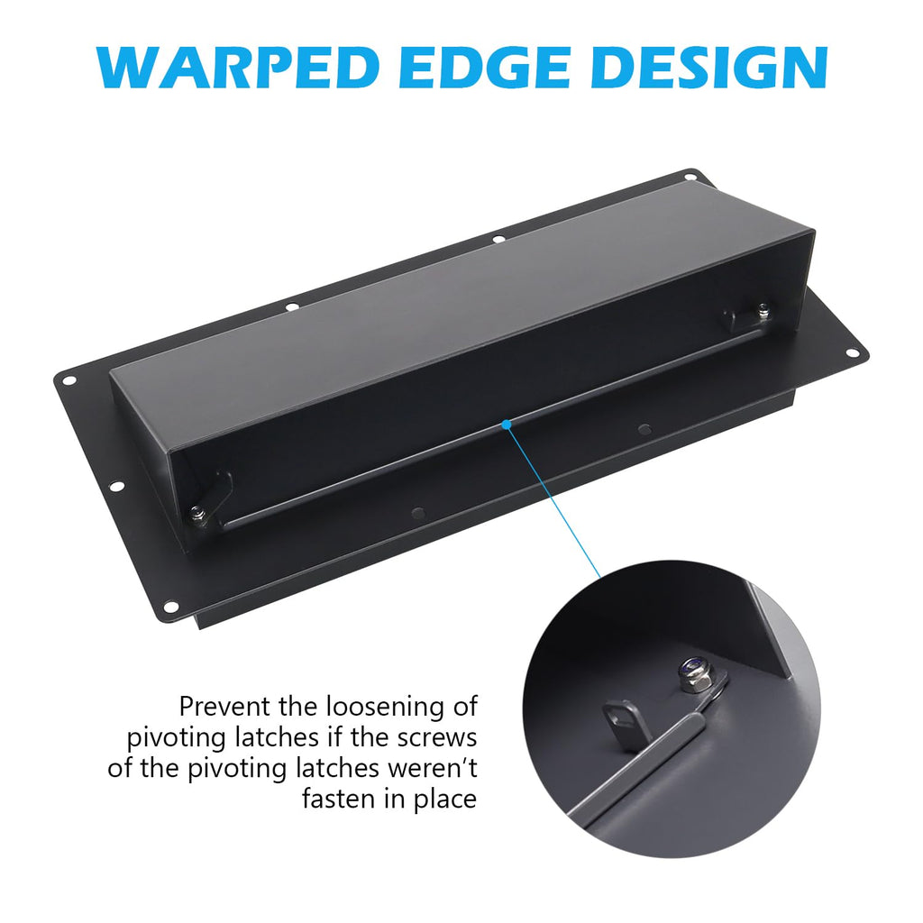 Metal RV Range Hood Vent Cover Replacement (10-1/4") D5153