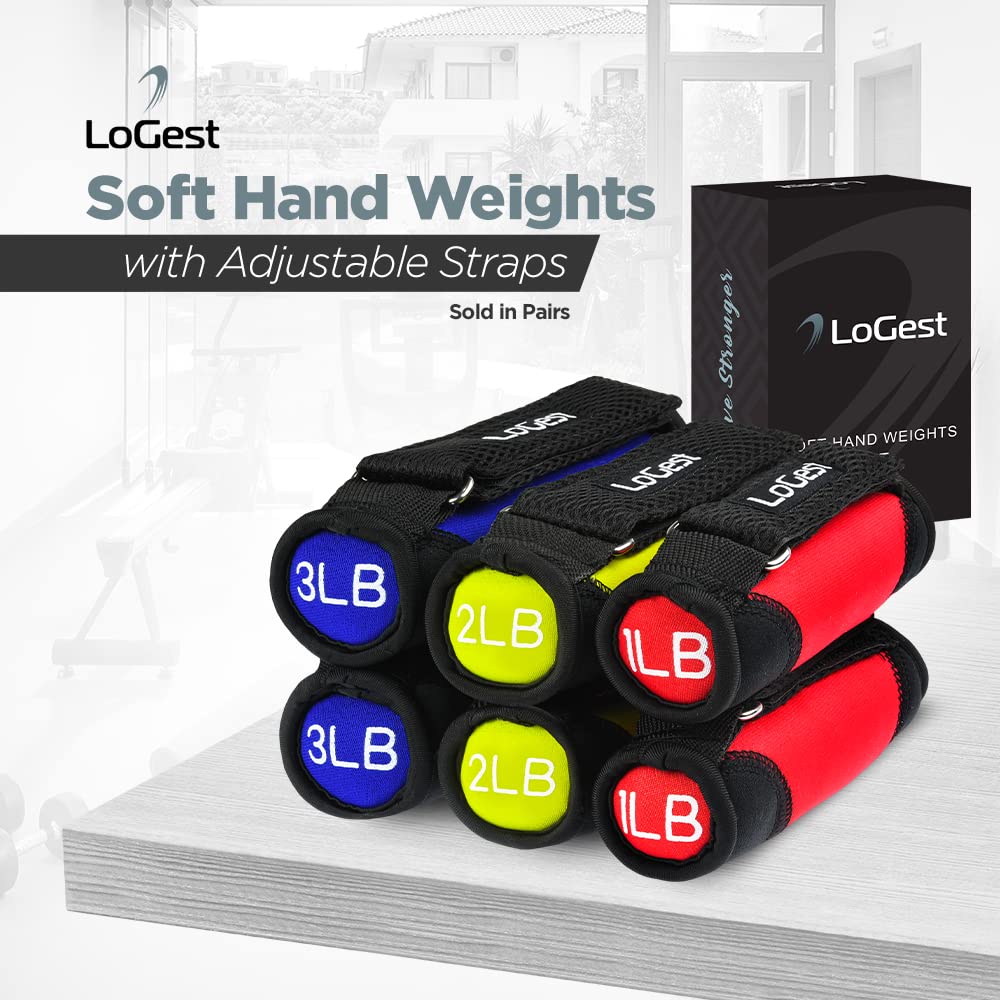 Soft Hand Weights with Straps R6618