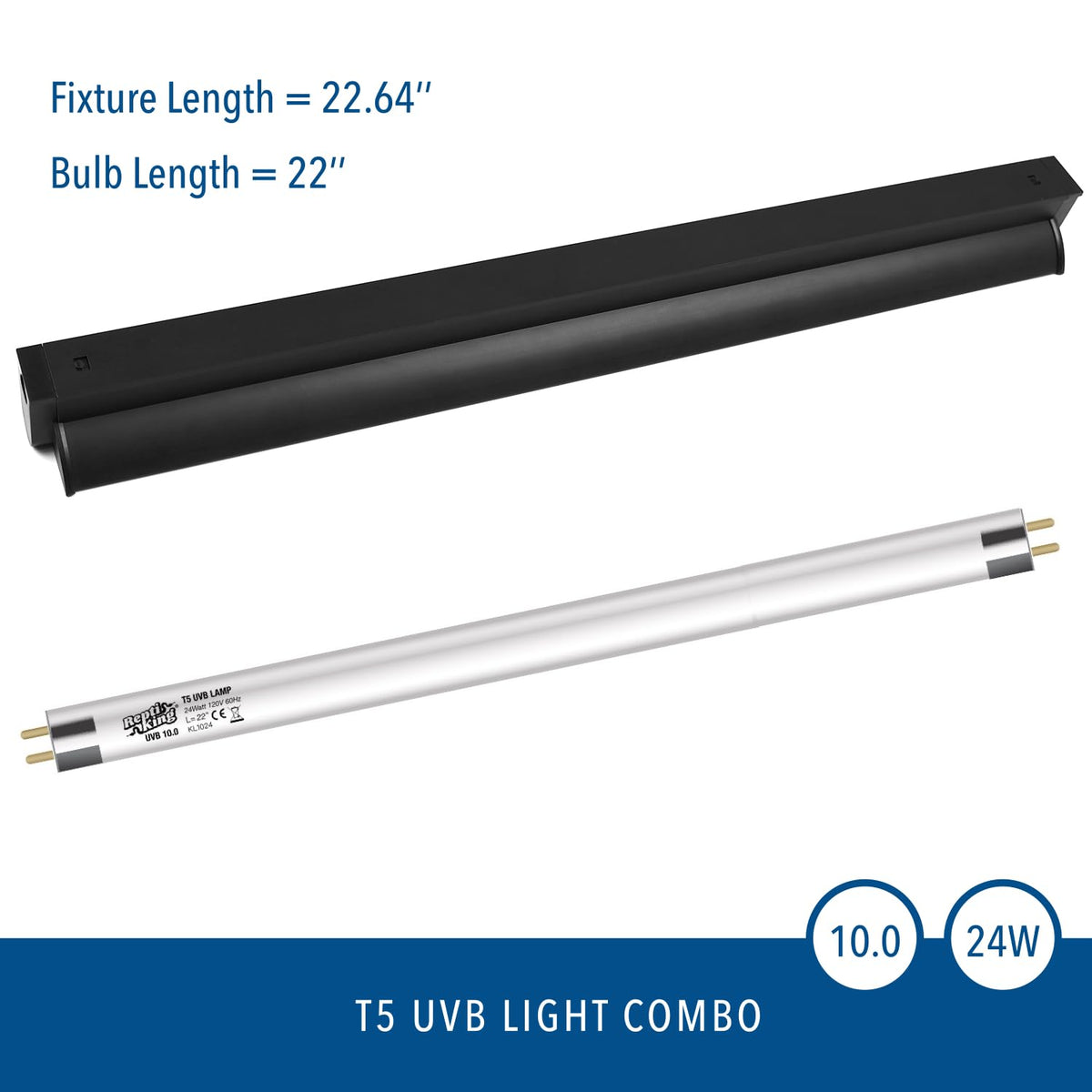 24W 10.0 UVB Reptile Light Fixture Kit Z9287