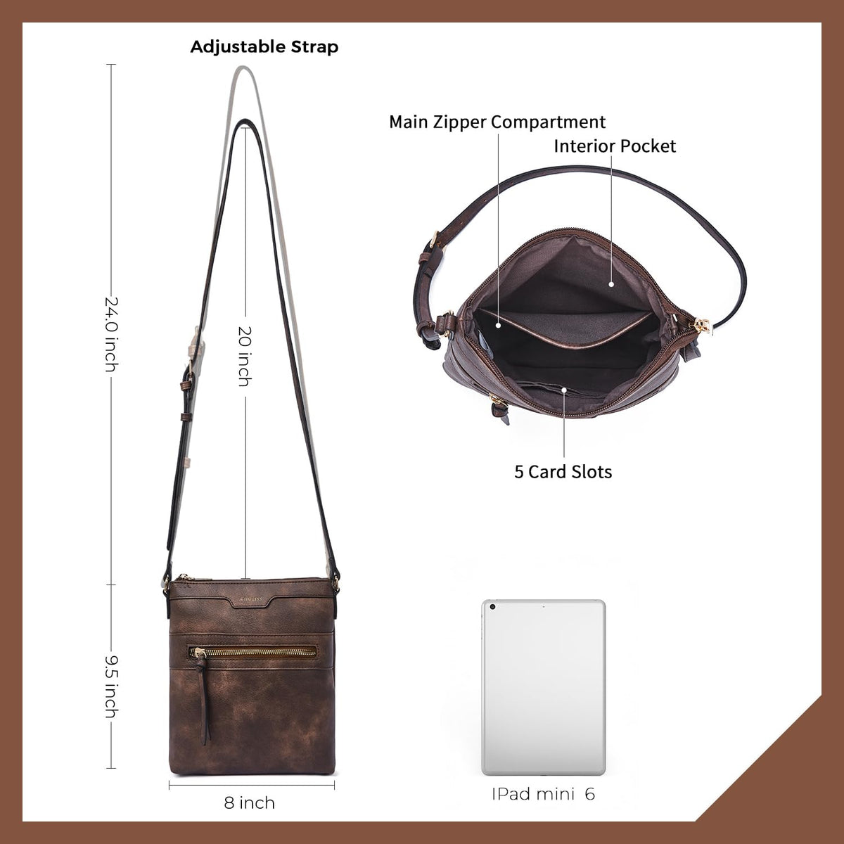 Crossbody Bags Vegan Leather R2568