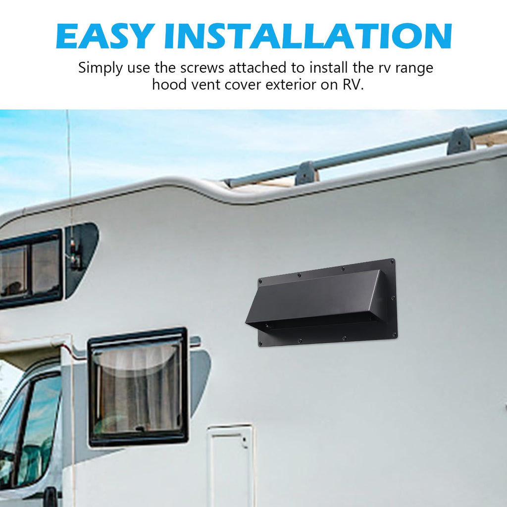Metal RV Range Hood Vent Cover Replacement (10-1/4") D5153