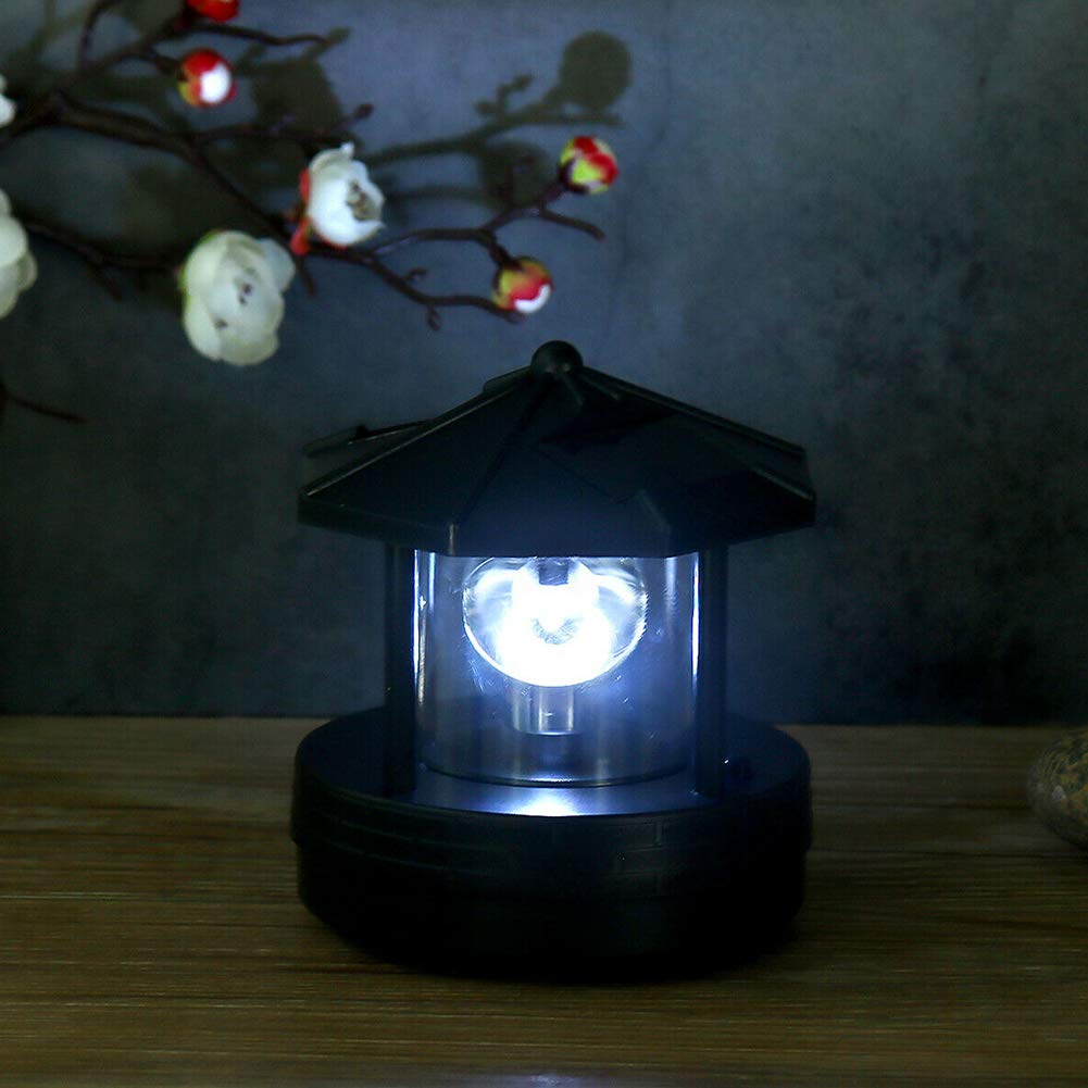 Solar Lighthouse Rotating Outdoor Waterproof LED Light R447