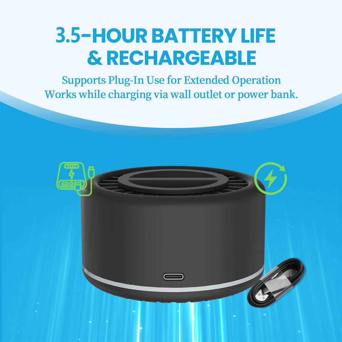 Portable Rechargeable Mosquito Repellent Device Z35400