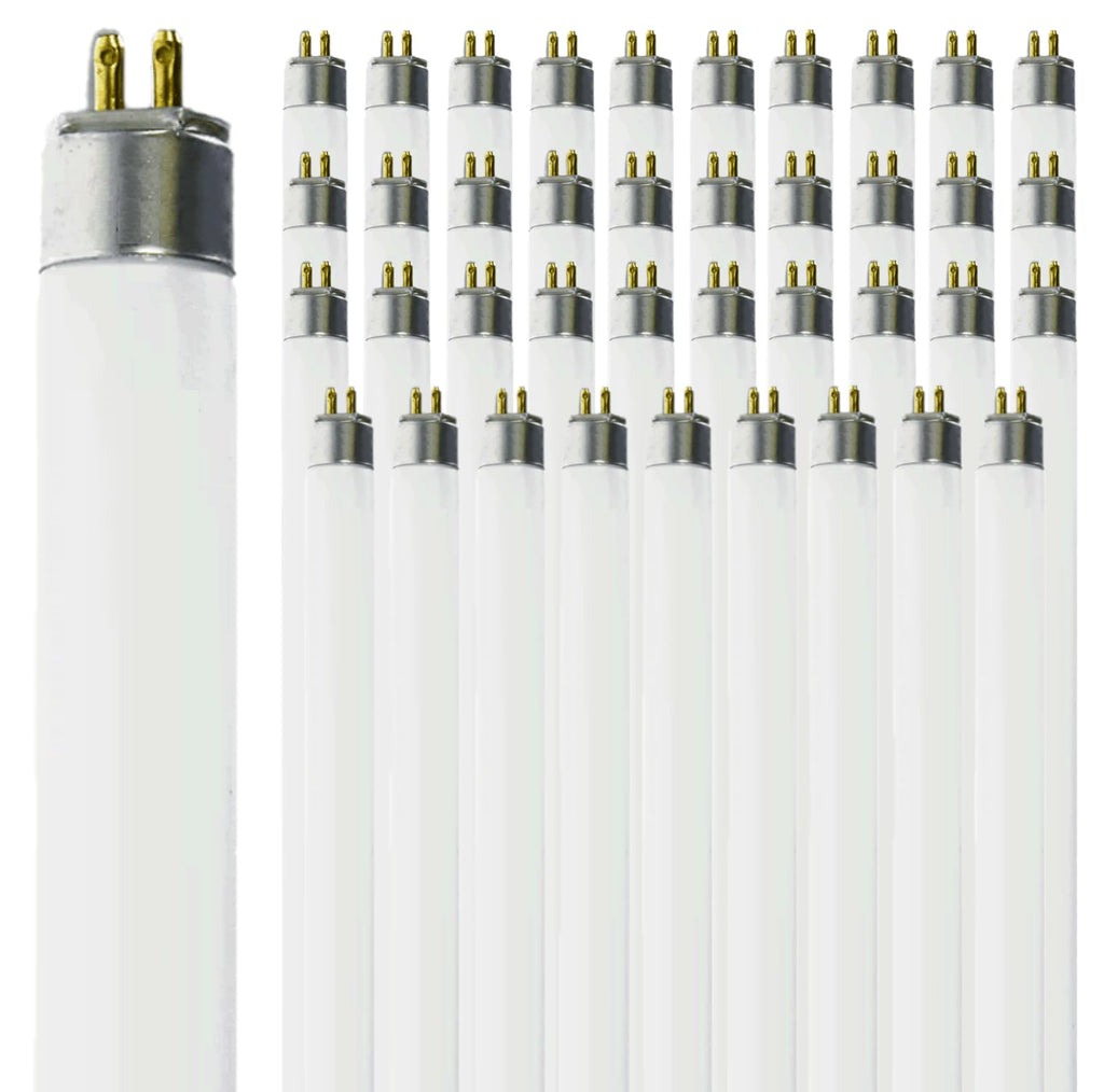 14W 4100K Cool White T5 Fluorescent Bulb 24 Inch G5 Bipin Base Pack of 40 M934