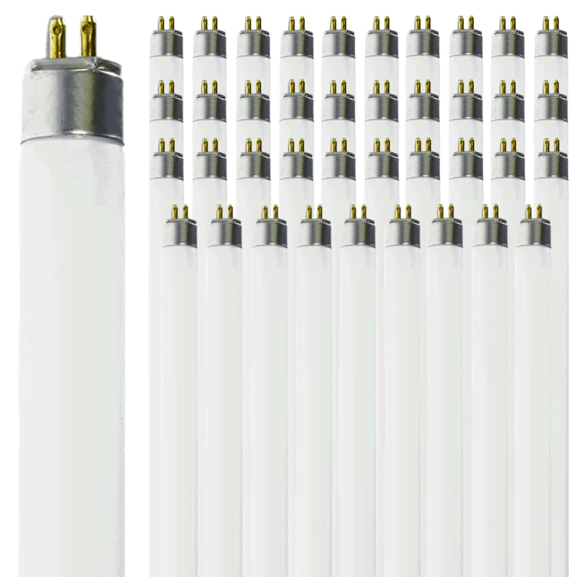 14W 4100K Cool White T5 Fluorescent Bulb 24 Inch G5 Bipin Base Pack of 40 M934