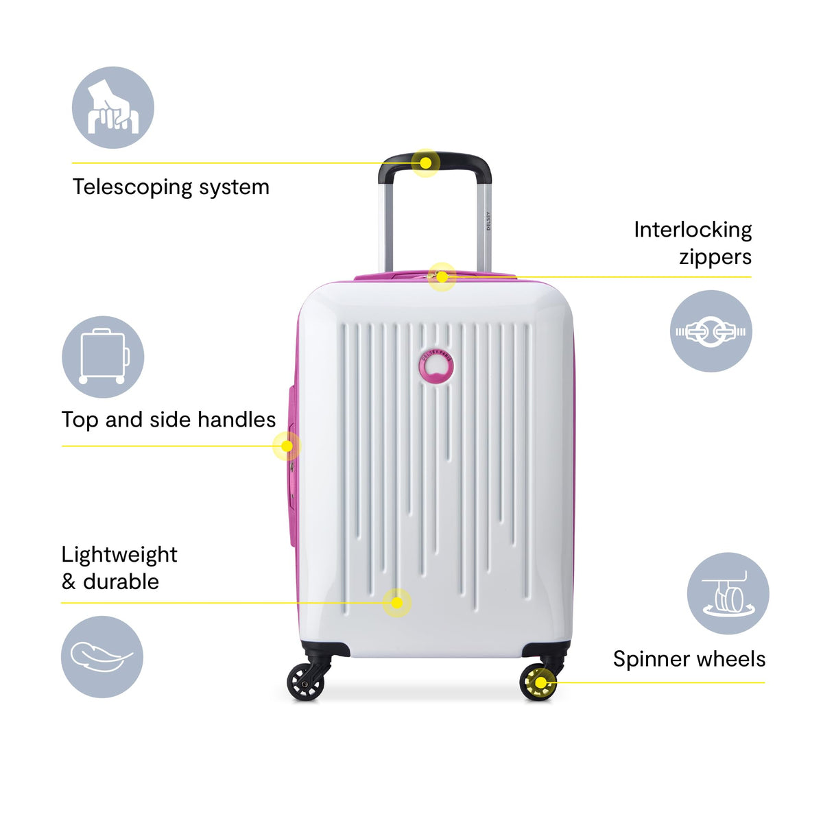 Hardside Expandable Luggage with 360 Spinner Wheels I311