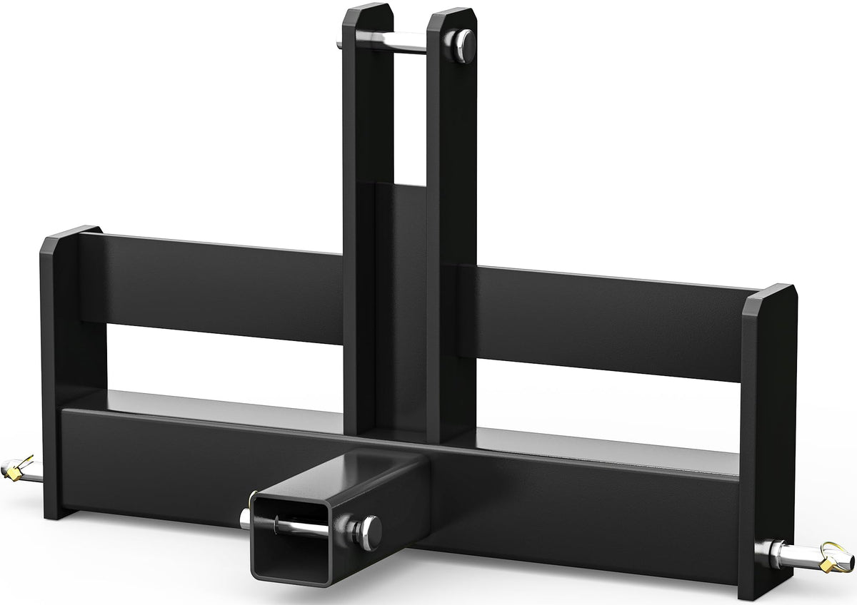 3 Point Hitch Receiver with Suitcase Weight Brackets Category 1 N9257