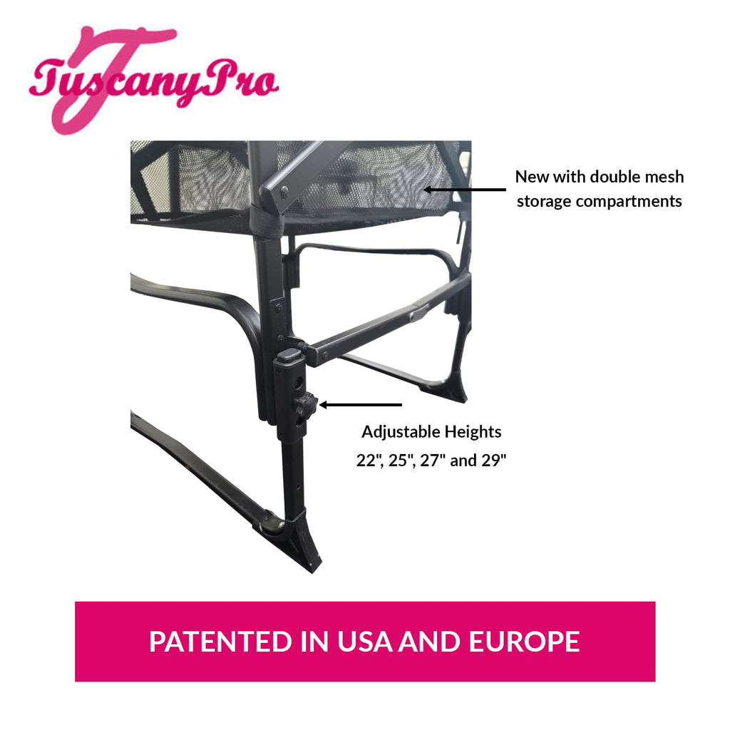 Heavy Duty Director Chair with Adjustable Seat Height G1533