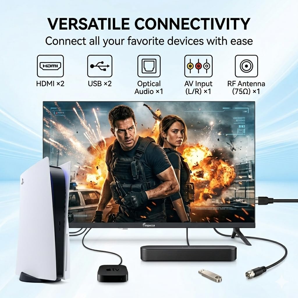 32” LED Flat Screen TV Z61401