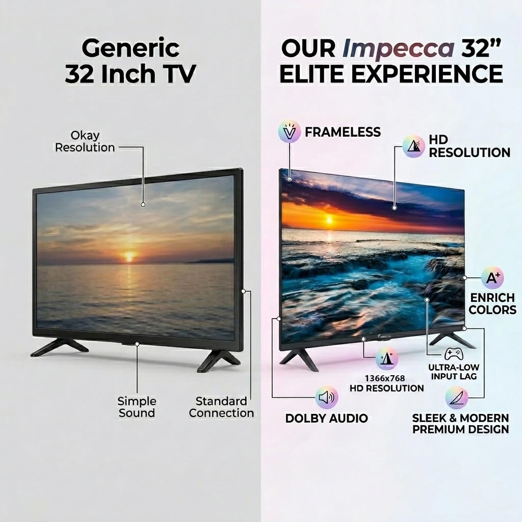 32” LED Flat Screen TV Z61401