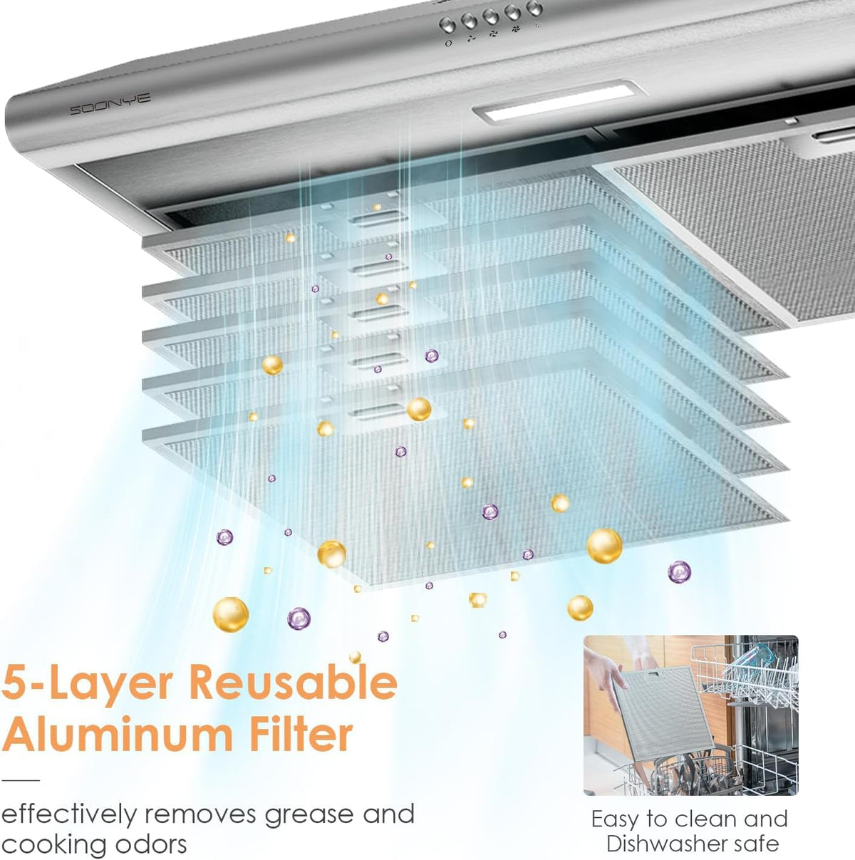 30 inch Stainless Steel Under Cabinet Range Hood X58067