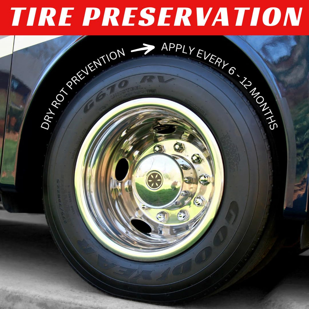 Polymer-Ceramic Hybrid Restorer & Protectant for Tires & Trim 16oz I1408