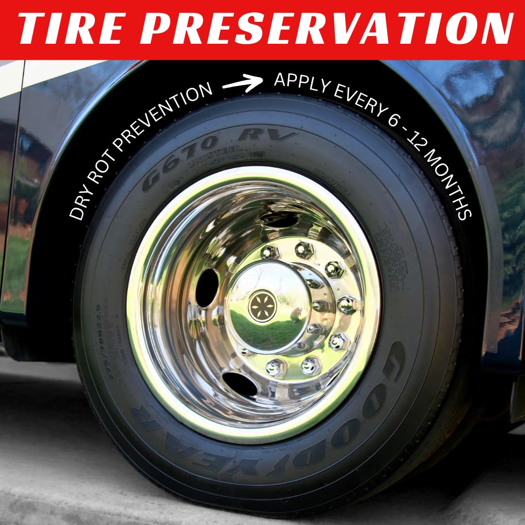 Polymer-Ceramic Hybrid Restorer & Protectant for Tires & Trim 16oz I1408