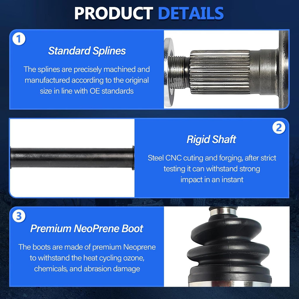 CV Axle Front Pair 4WD I985