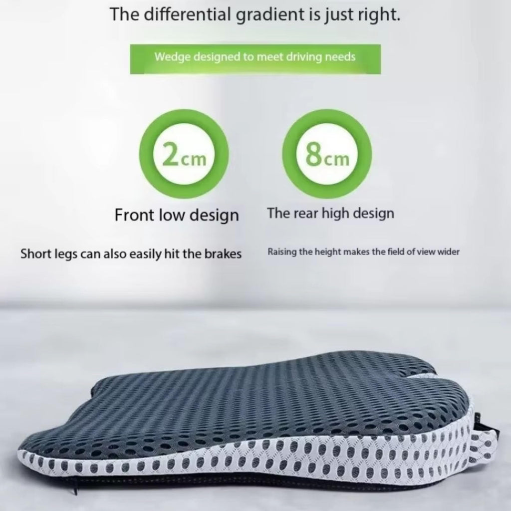 Black Memory Foam Car Seat Booster Cushion I954