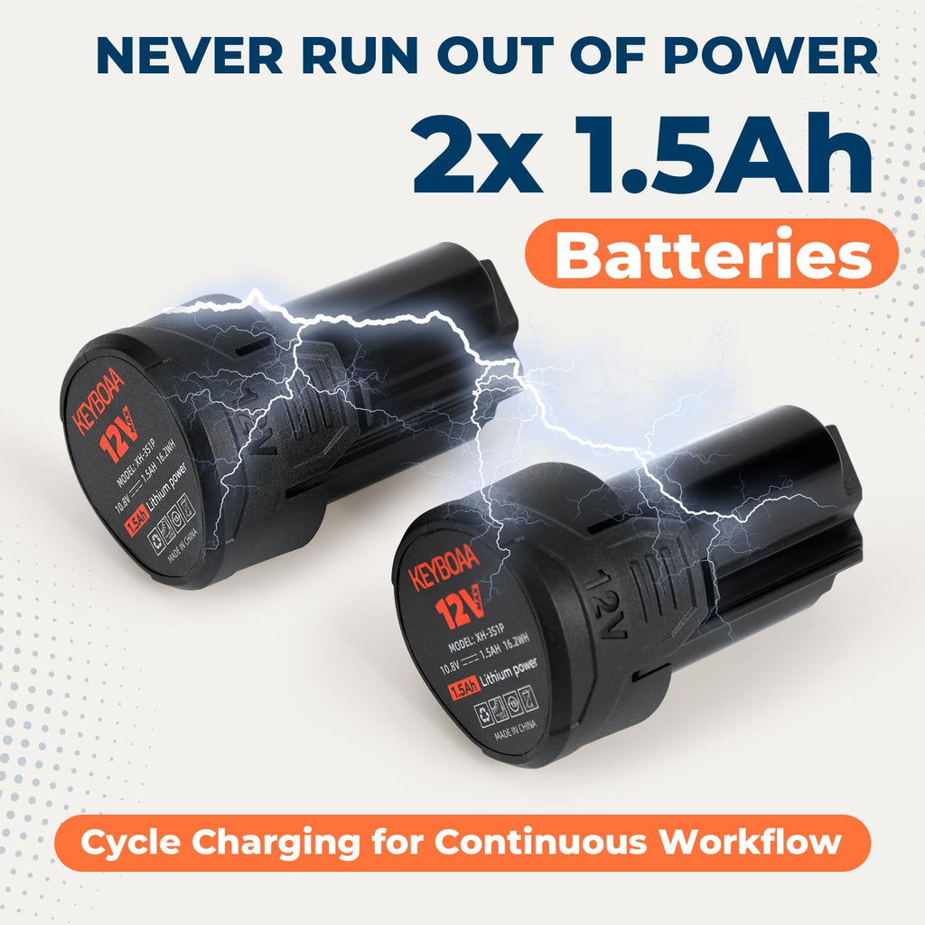 Brushless Cordless Drill Set with 2 Batteries & Charger D461665