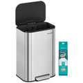 13 Gallon Stainless Steel Soft Close Trash Can R4330