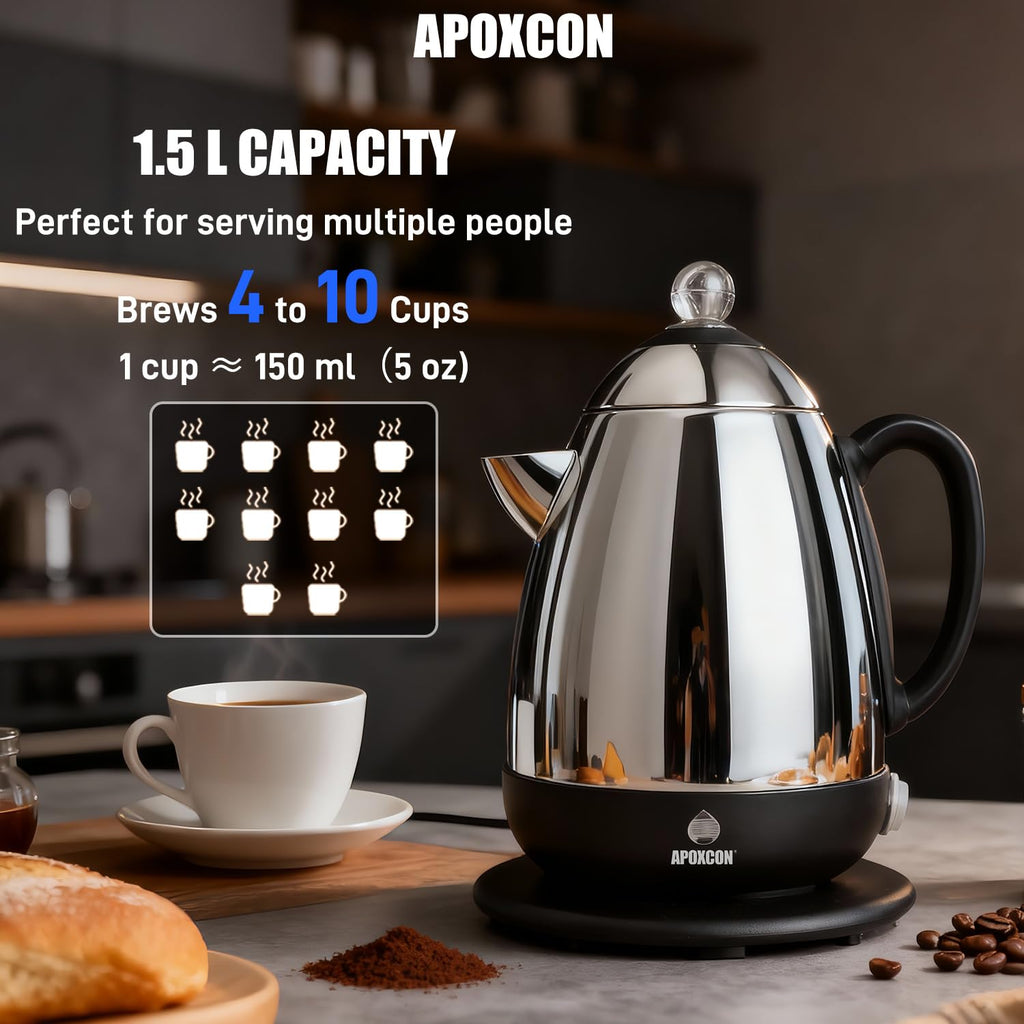 Electric Stainless Steel Coffee Percolator 10 Cup R514027