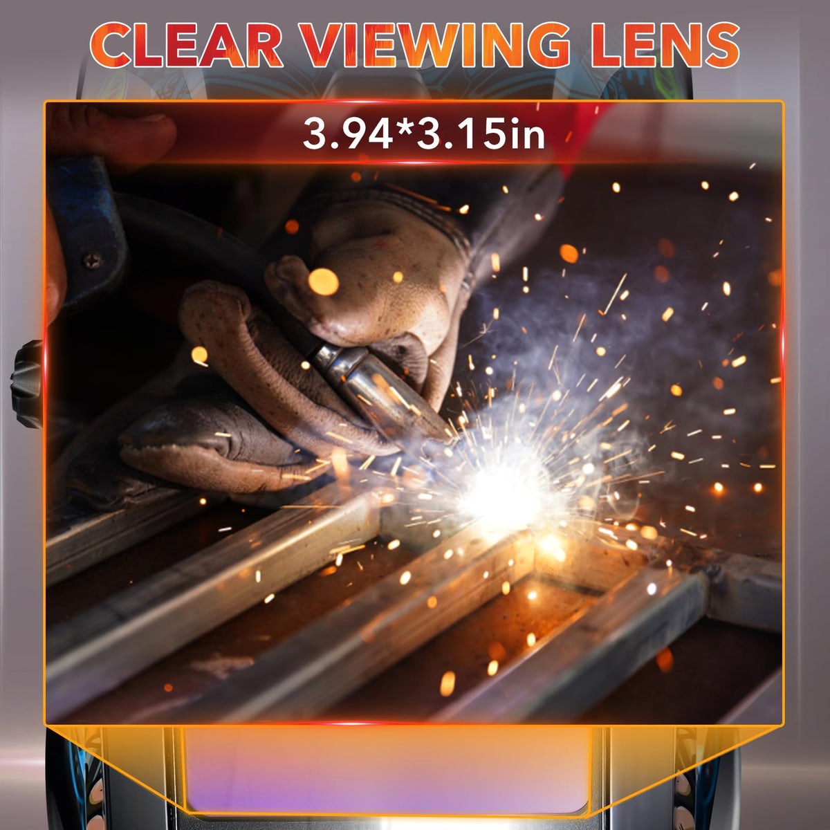 Auto Darkening Welding Helmet with Light X791