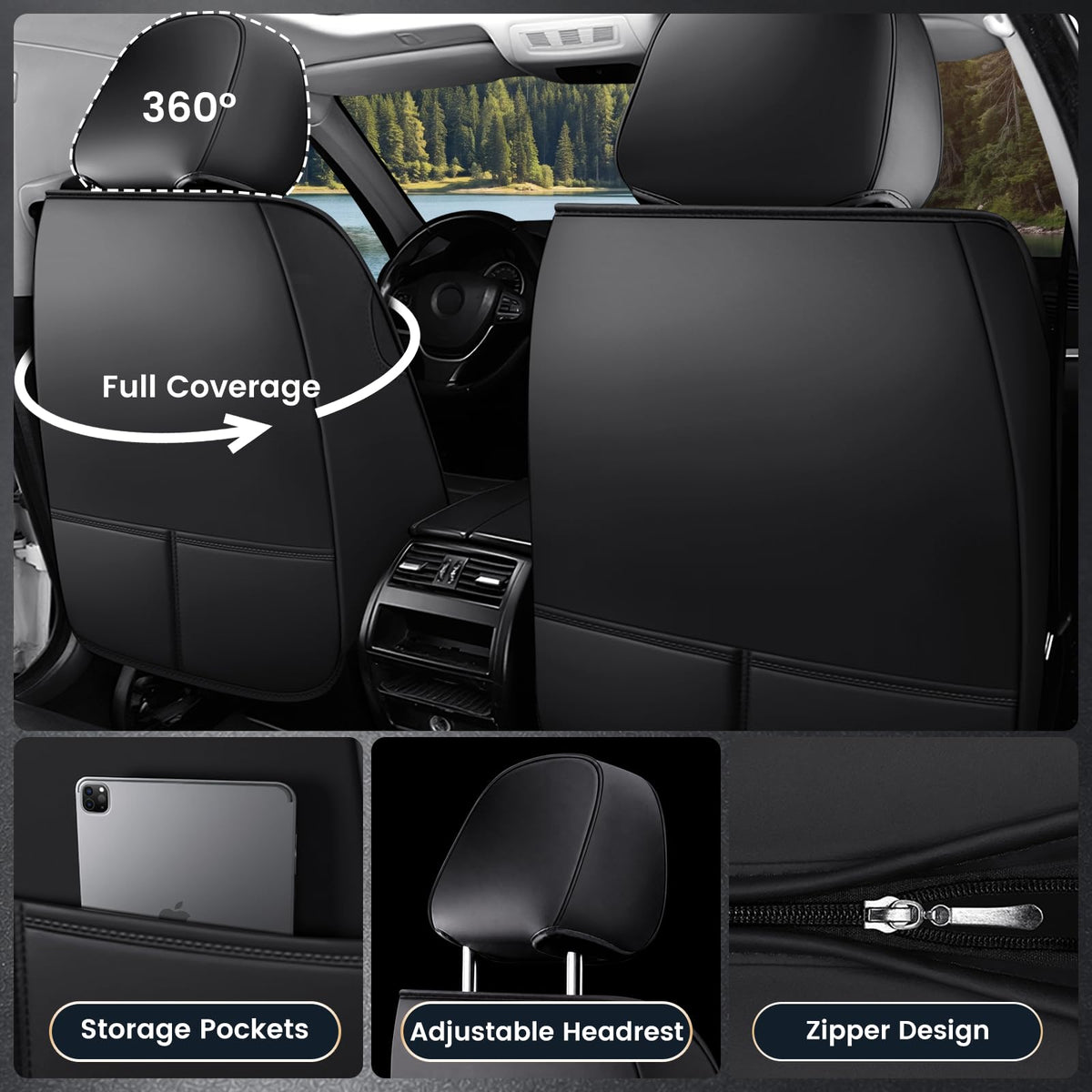Car Seat Covers Full Set V2199