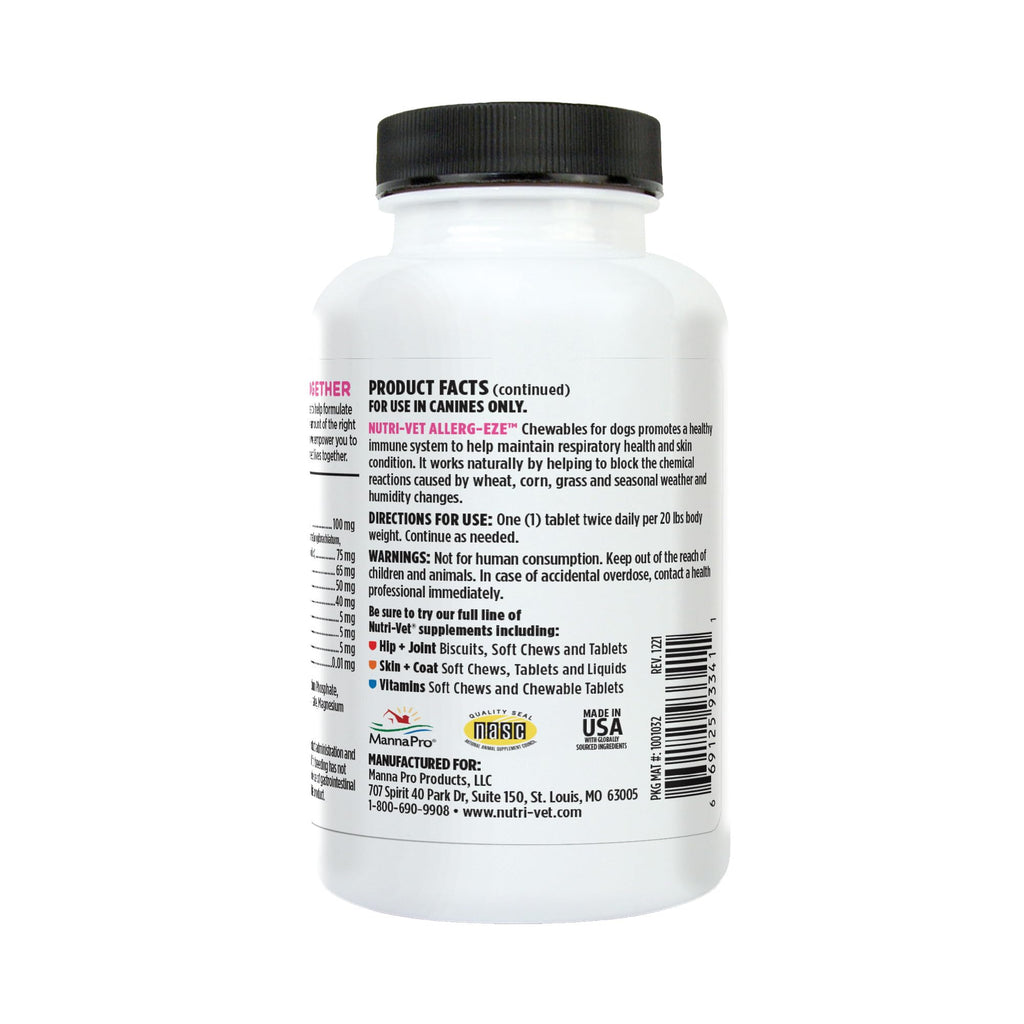 Dog Allergy Supplement 60 Count G874