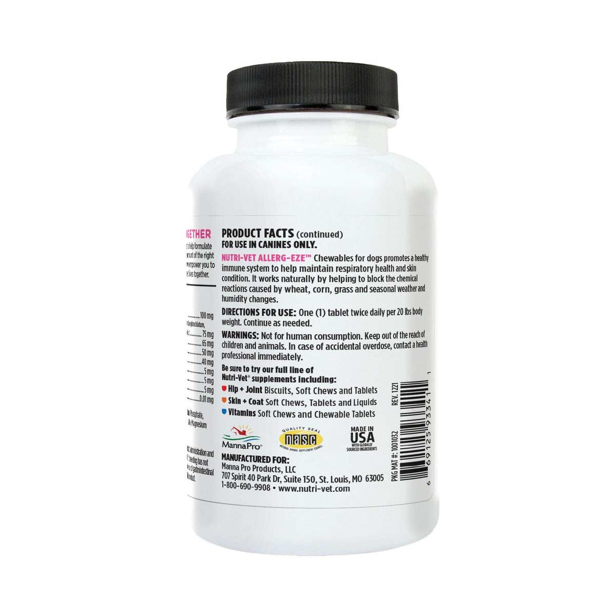 Dog Allergy Supplement 60 Count G874