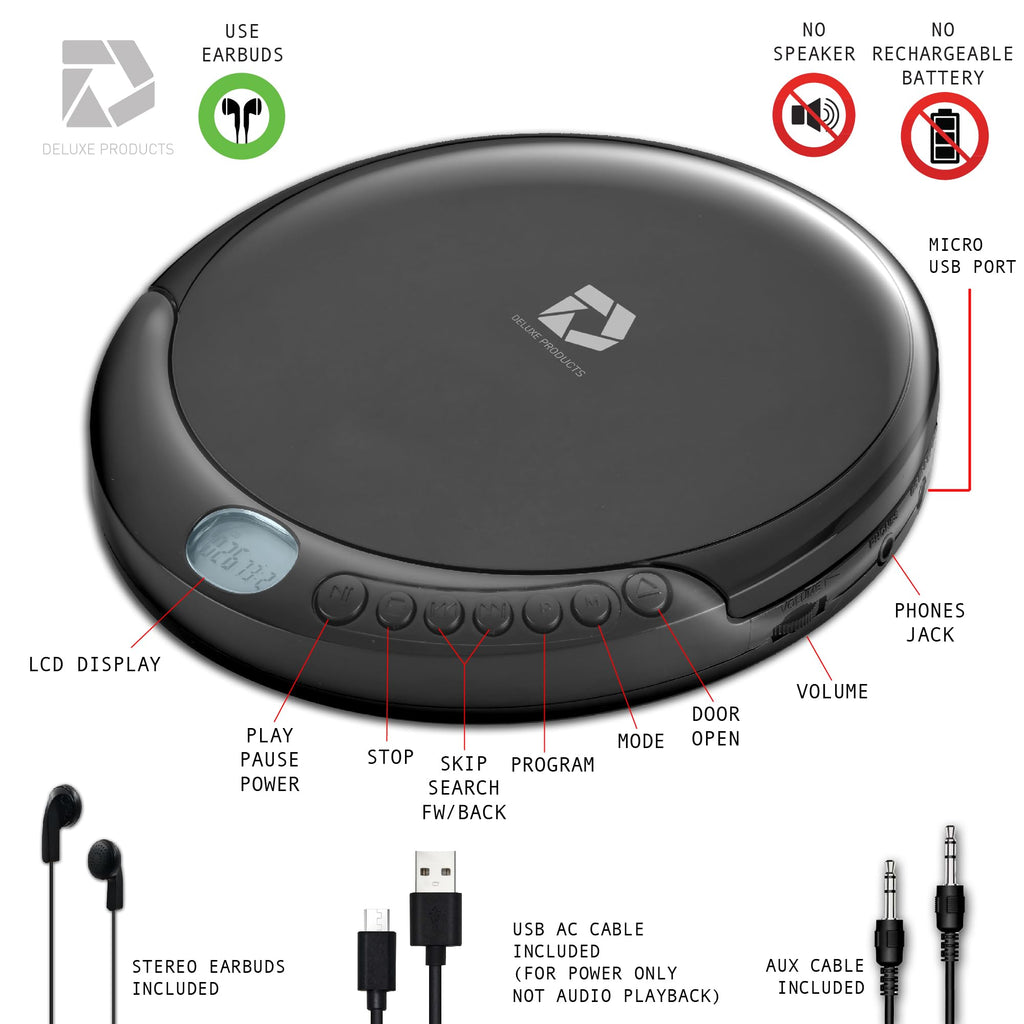 Portable CD Player with 60 Second Anti Skip Q609735