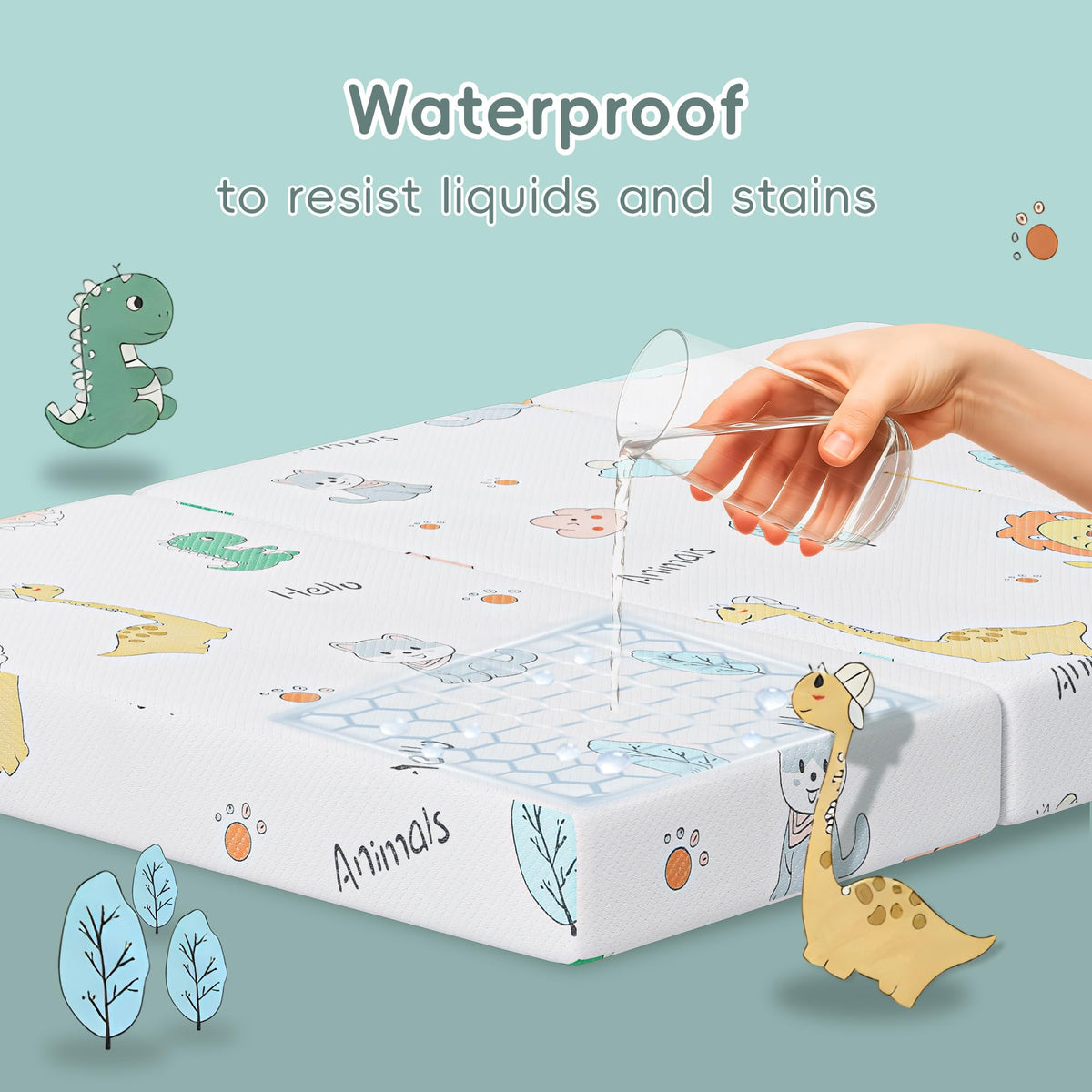 Trifold Pack and Play Mattress 38"x26" D236435