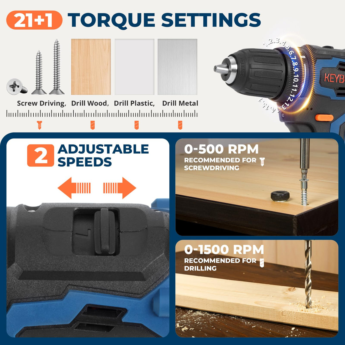 Brushless Cordless Drill Set with 2 Batteries & Charger D461665