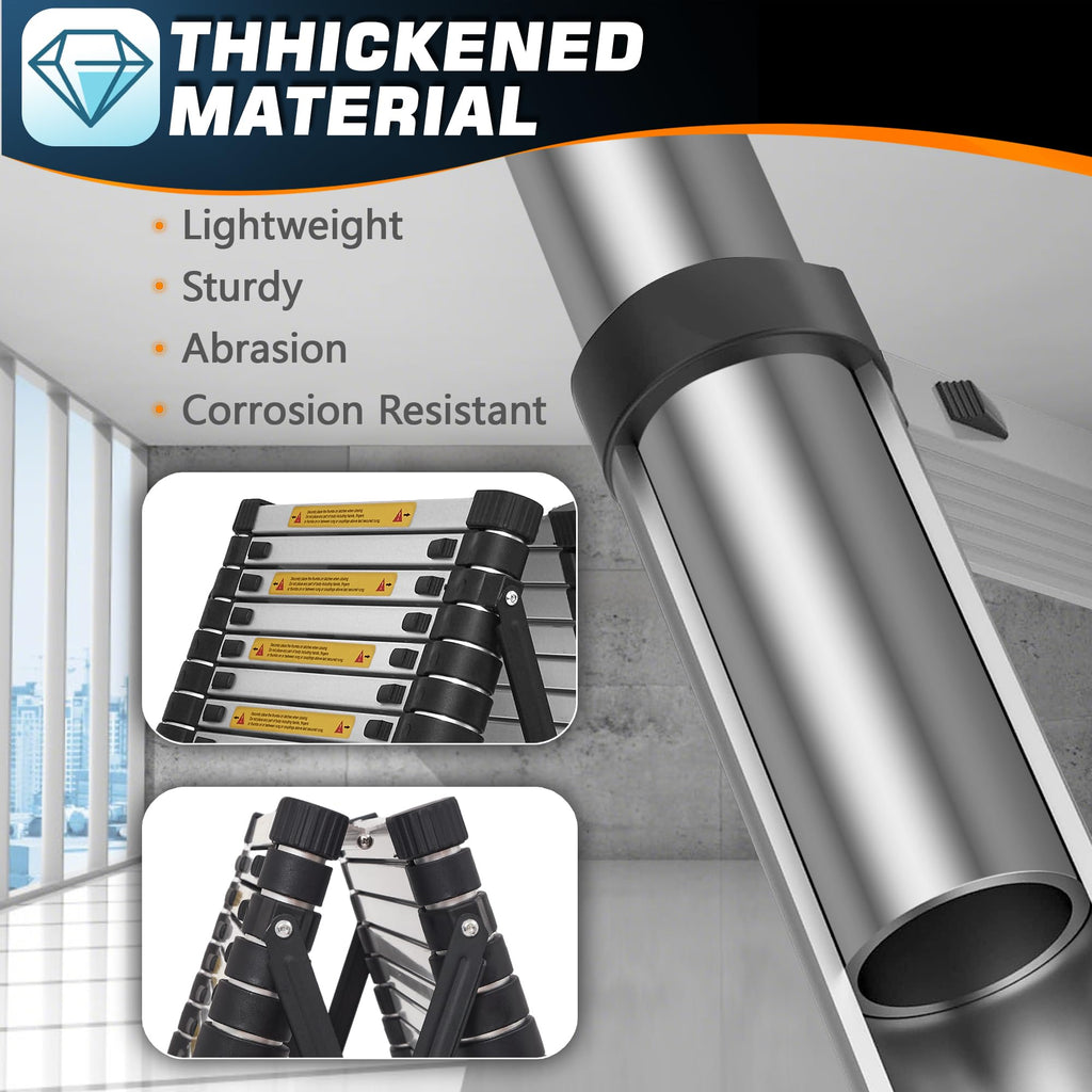 8.53 FT Aluminum Telescoping Ladder S12497