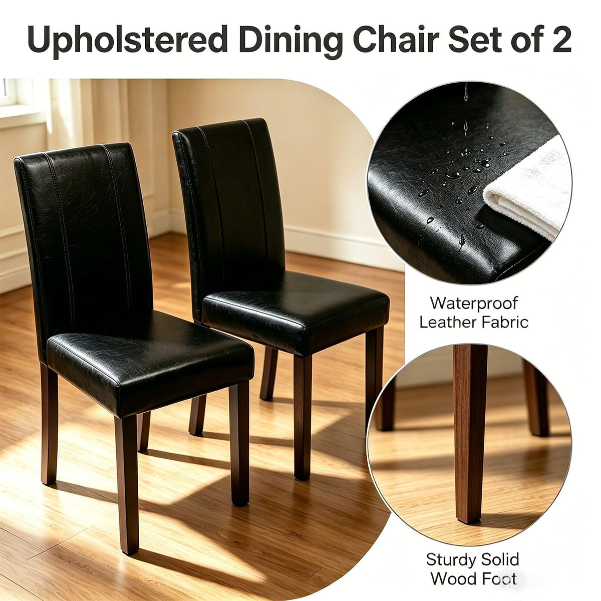 Upholstered Dining Chairs Set of 6 Z6412