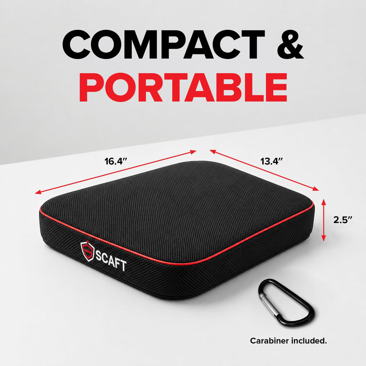 2.5" Thick Foam Stadium Seat Cushion, 2-Pack C1106