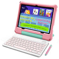 Kids Tablet 10 inch Octa-Core 30GB RAM 64GB ROM with Case Keyboard Mouse Stylus Pink A395621