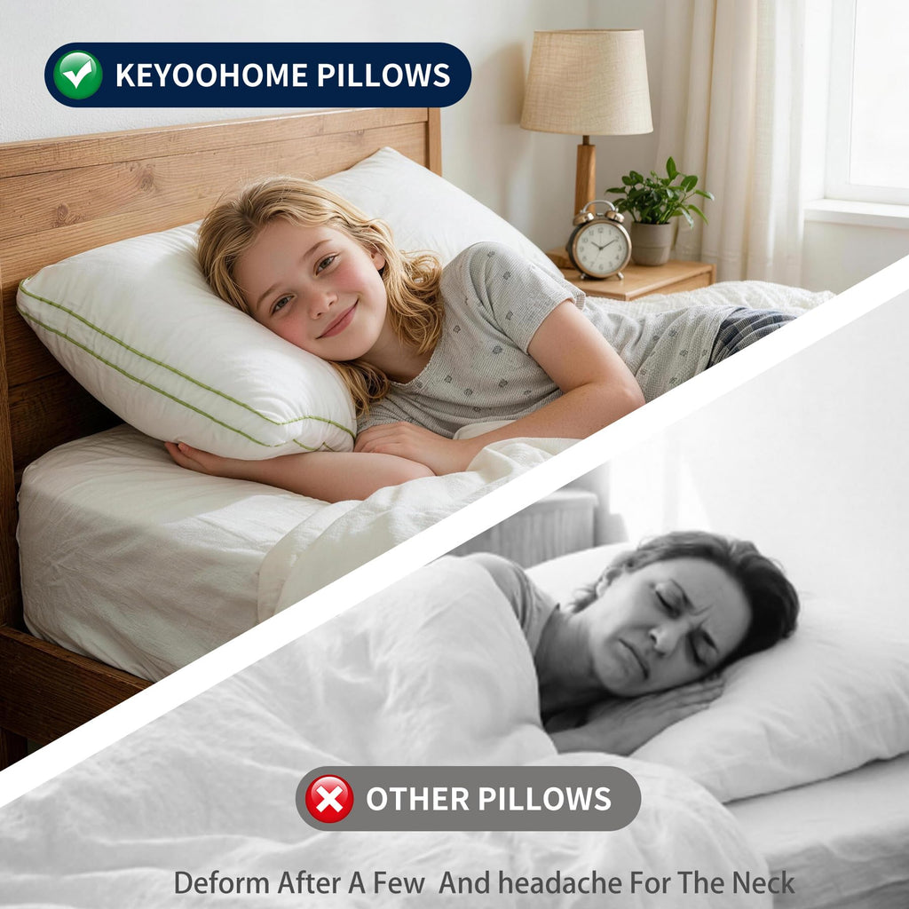 King Size Down Alternative Bed Pillows Set of 2 W961783