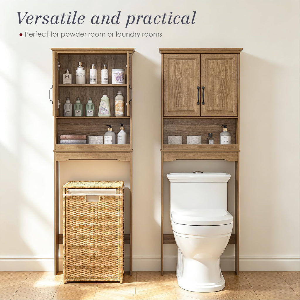 Over the Toilet Storage Cabinet with Doors H56145