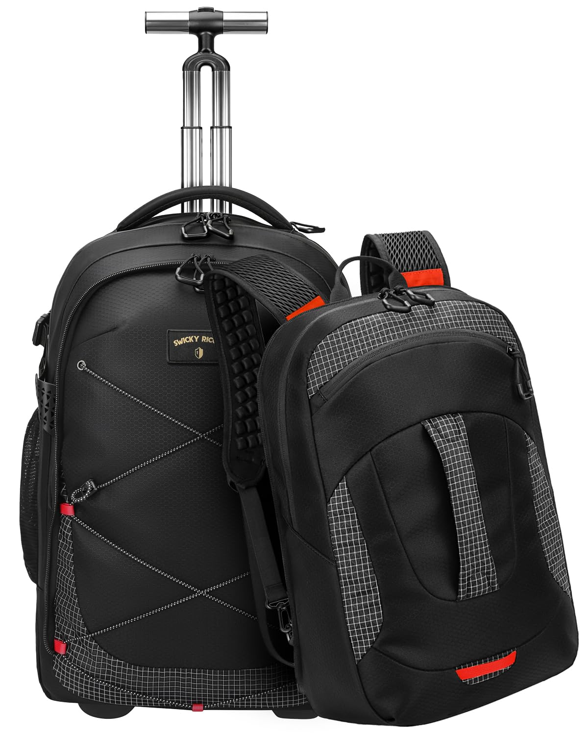 2-in-1 Detachable Backpack with Wheels D105