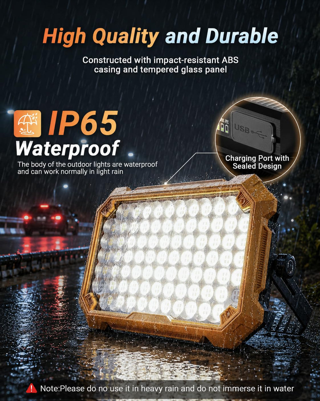 Rechargeable Magnetic LED Work Light K59886