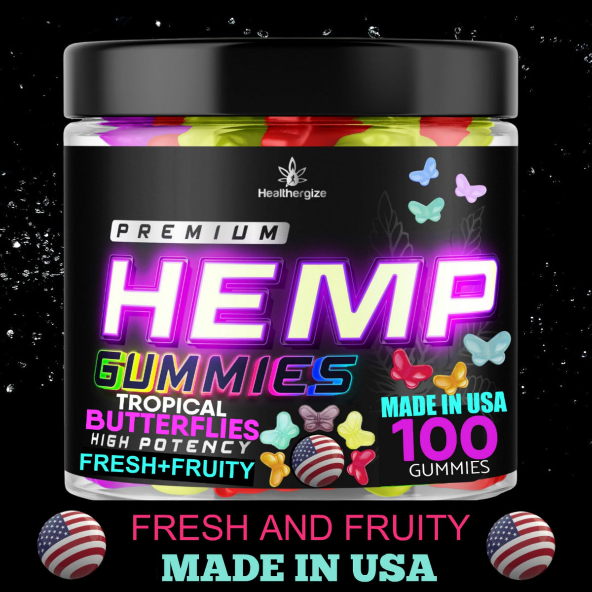 Hemp Gummies 100 Count D842304
